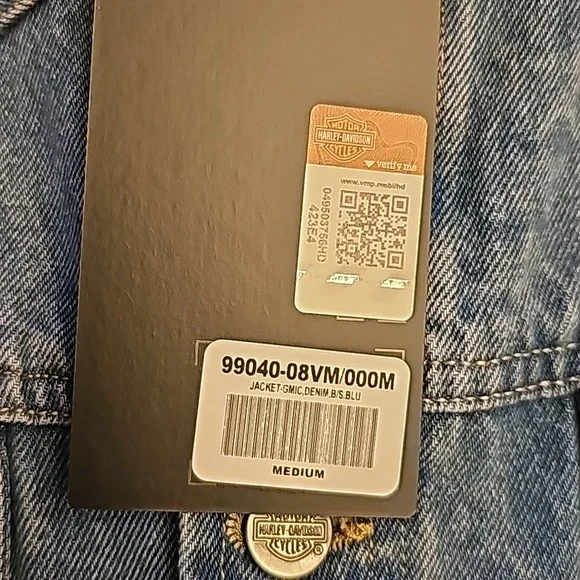 Harley Davidson's Men's Jean Jacket - M - Picture 3 of 4
